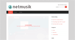 Desktop Screenshot of netmusik.dk